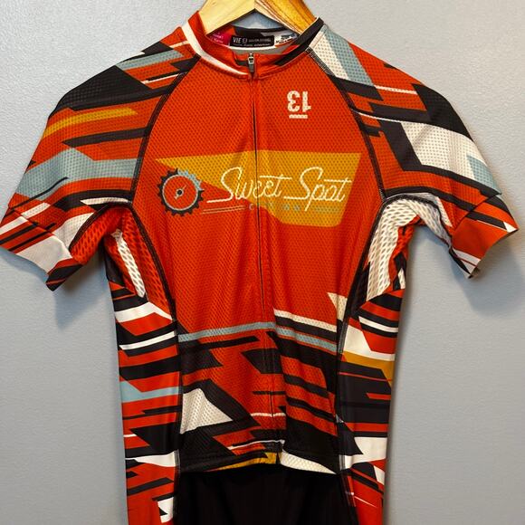 Vie 13 Warrny Kustom Apparel Womens Cycling Suit Padded Seat Large Sweet Spot - Picture 4 of 11